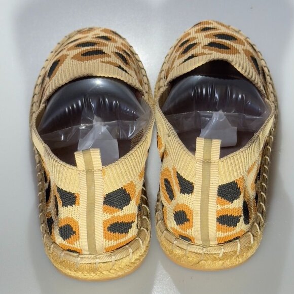 DELTAN Hensley Women's Leopard Print Espadrille Slip-On Shoes Textile Size 9M - Picture 4 of 11